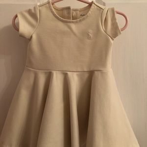 Ralph Lauren ivory dress 3 months
